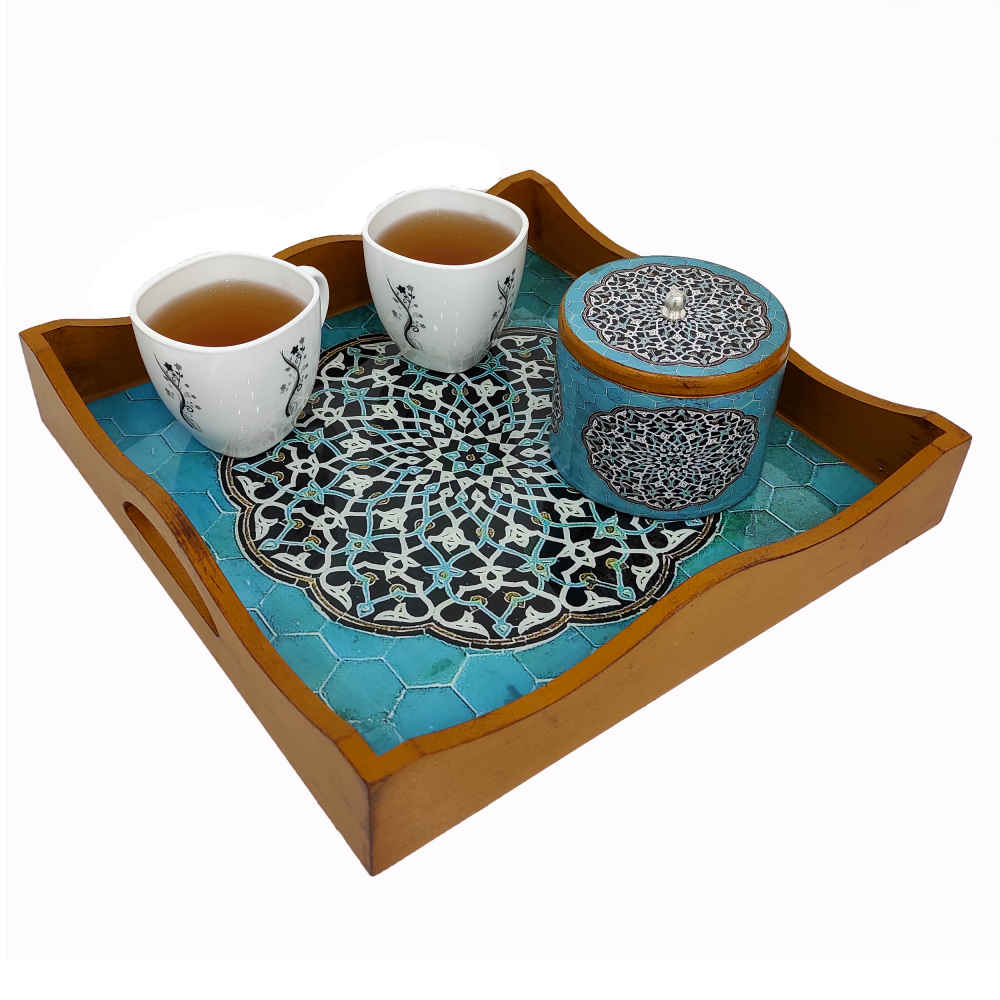 Plateau Houz – Inspiré des jardins persans, idéal pour les encas