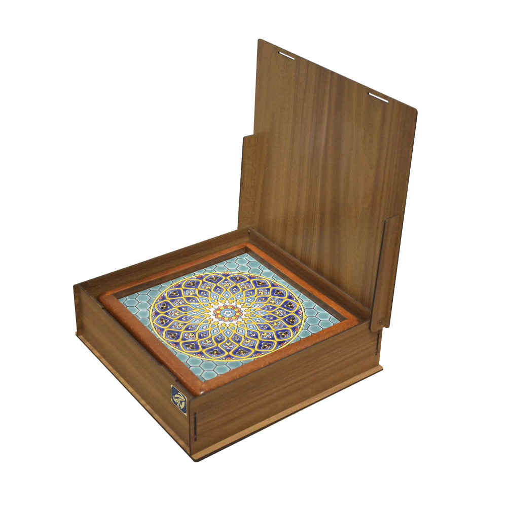 Plateau de service en bois persan – Khial | Parfait pour le thé, le café et les encas