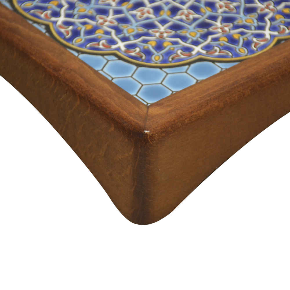 Plateau de service en bois persan – Roya | Idéal pour le café, le thé et plus encore