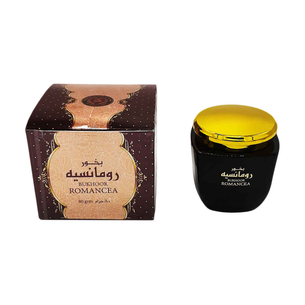Bakhoor arabe Romancea – 80 grammes (lot de 4)