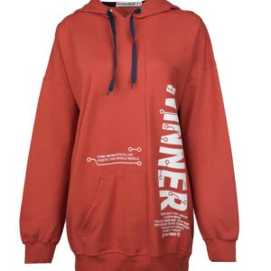 Sweat à capuche en coton pour femme Modèle 62972