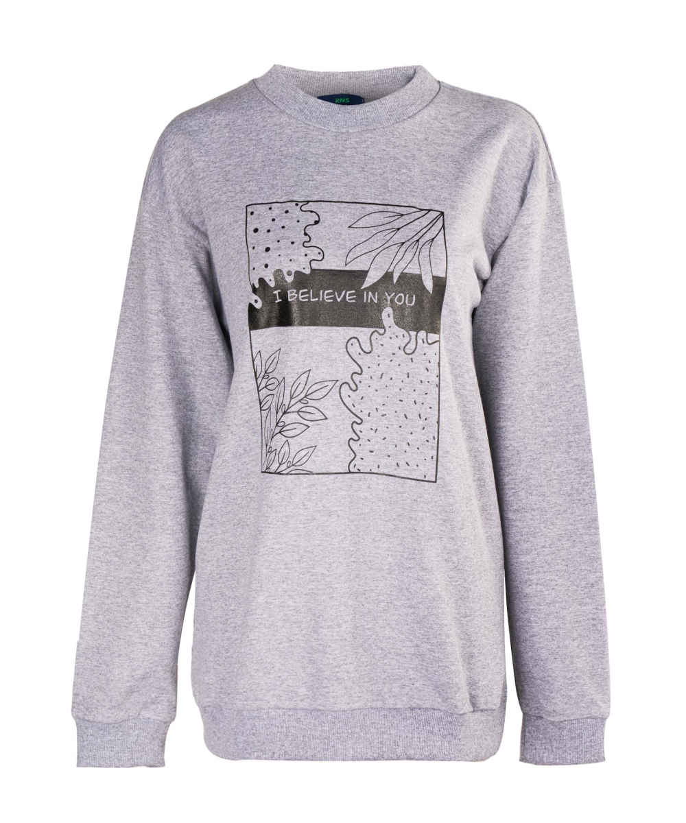 Sweat en coton pour femme Modèle 55952