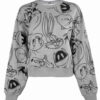 Sweat en coton pour femme Modèle 82167