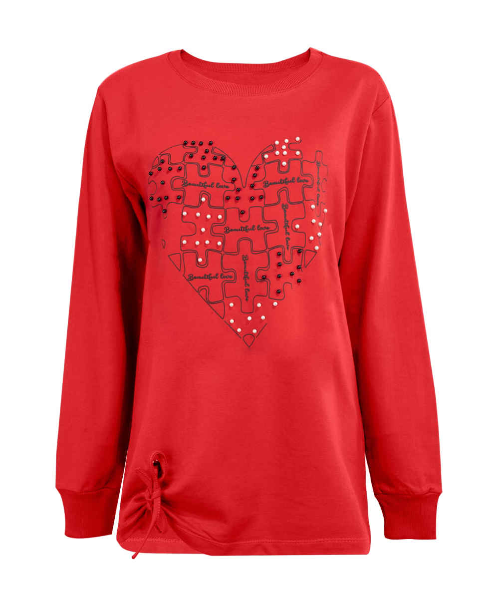 Sweat en coton pour femme Modèle 83931