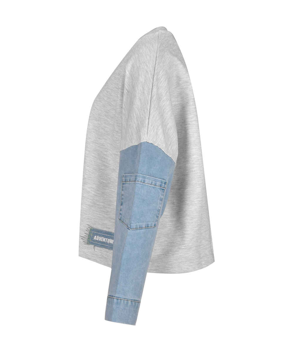 Sweat en coton pour femme Modèle 85095