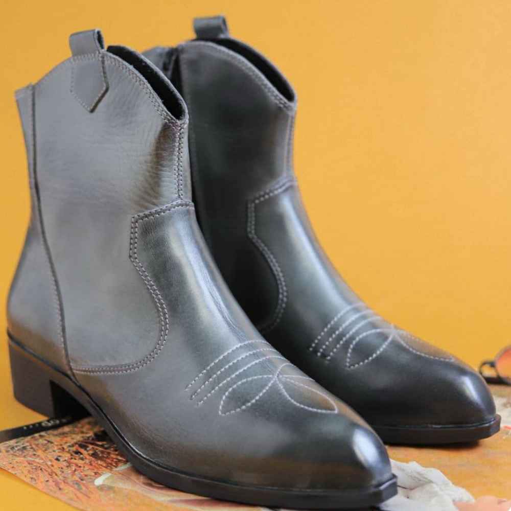 Bottes en cuir pour femmes Cheville – Modèle 110