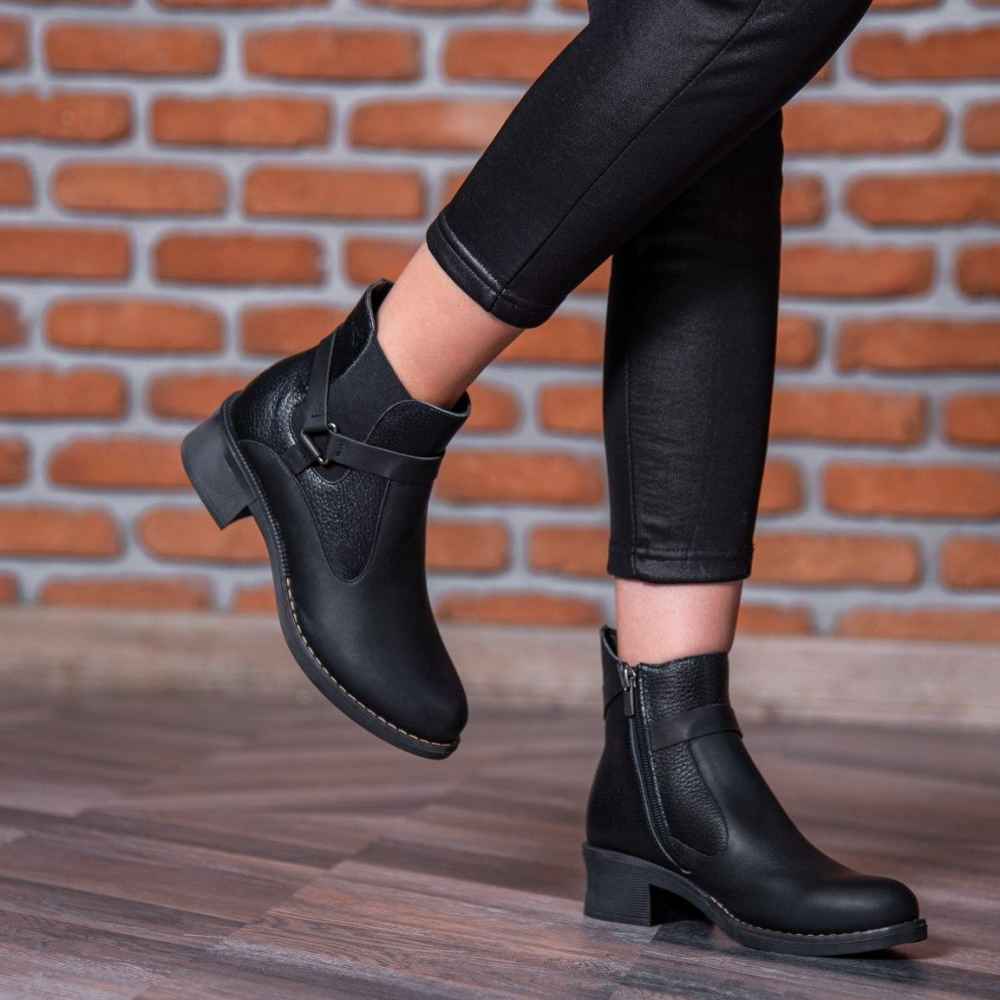 Bottes en cuir pour femmes Cheville – Modèle A175