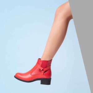 Bottes en cuir pour femmes Cheville – Modèle A175