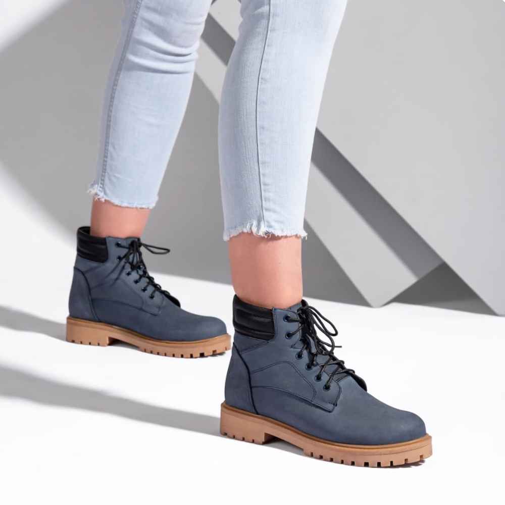 Bottes en cuir pour femmes Cheville – Modèle A182