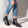 Bottes en cuir pour femmes Cheville – Modèle A216