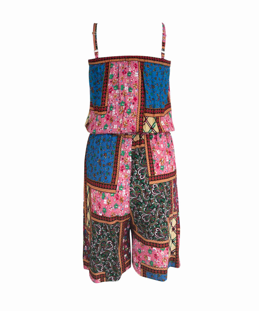 Combinaison de vacances fleurie pour femmes à jambes courtes Nazanin