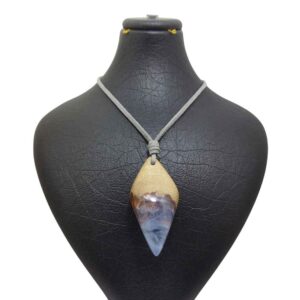 Collier Bois & Résine Artisanal Style Audacieux Bita