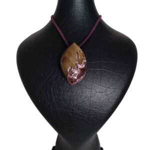 Collier Bois & Résine Artisanal Style Audacieux Montagne