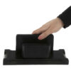 Accessoires organiseur de bureau en cuir noir – 10 pièces