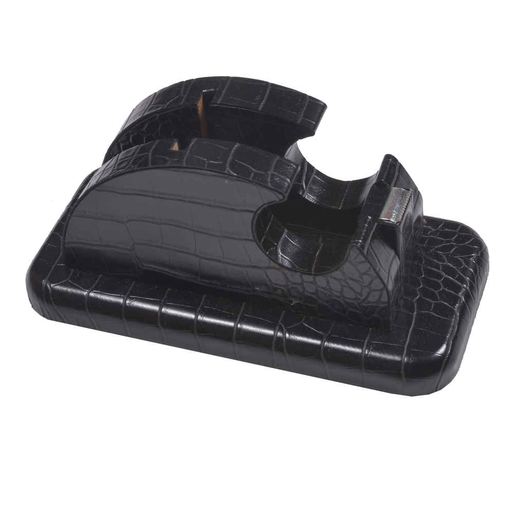 Ensemble de bureau en cuir noir – Collection de 10 pièces