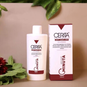 Shampooing Cerita Anti-chute Minuta – Favorise la croissance des cheveux, renforce les racines (Pack de 2)