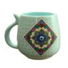 Tasse en céramique artisanale - Motif Dot Art, modèle Panah