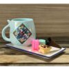 Tasse en céramique artisanale - Motif Dot Art, modèle Romina