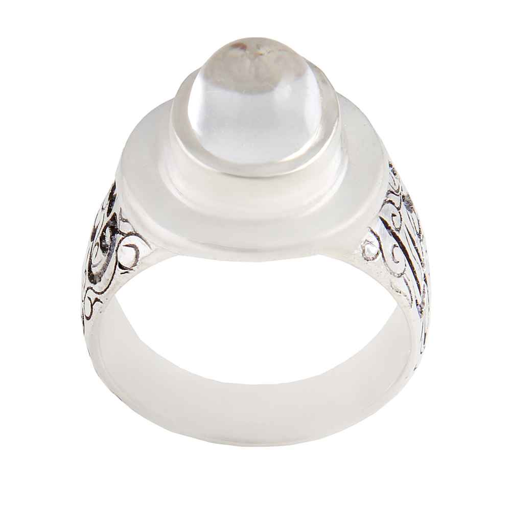 Bague en argent Dur-e Najaf persane pour hommes Élégance Arman