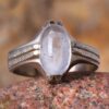 Bague en argent Dur-e Najaf persane pour hommes Élégance Bahman