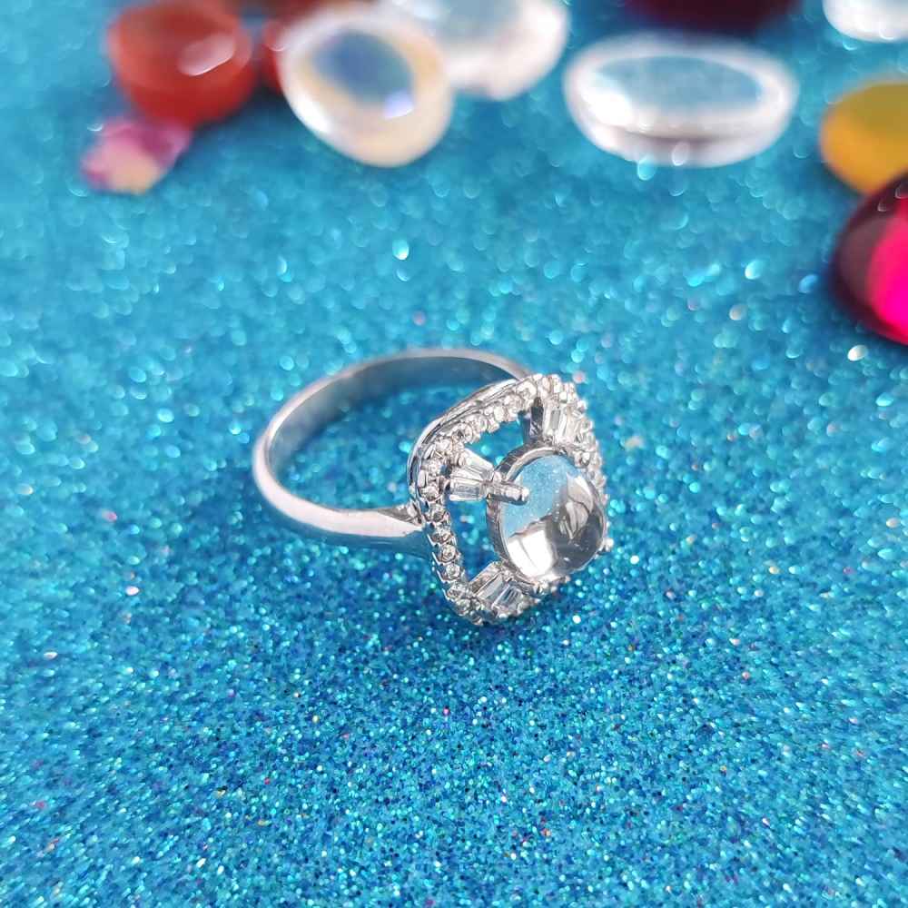 Bague en argent Dur-e Najaf pour femmes Engagement Bliss Leili
