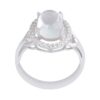 Bague en argent Dur-e Najaf pour femmes Engagement Bliss Lina