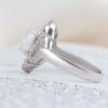 Bague en argent Dur-e Najaf pour femmes Engagement Bliss Mona