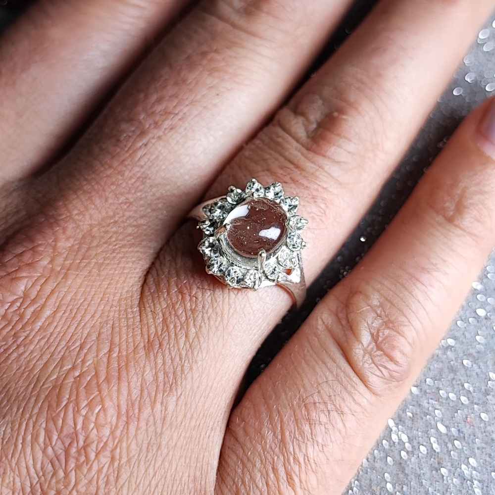 Bague en argent Dur-e Najaf pour femmes Engagement Bliss Nasrin