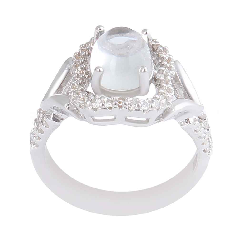 Bague en argent Dur-e Najaf pour femmes Engagement Bliss Reyhan