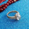 Bague en argent Dur-e Najaf pour femmes Engagement Bliss Tara