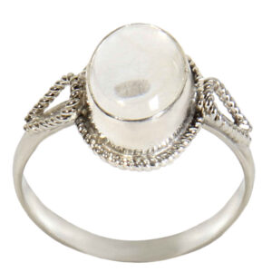 Bague en argent Dur-e Najaf pour femmes Engagement Zahra