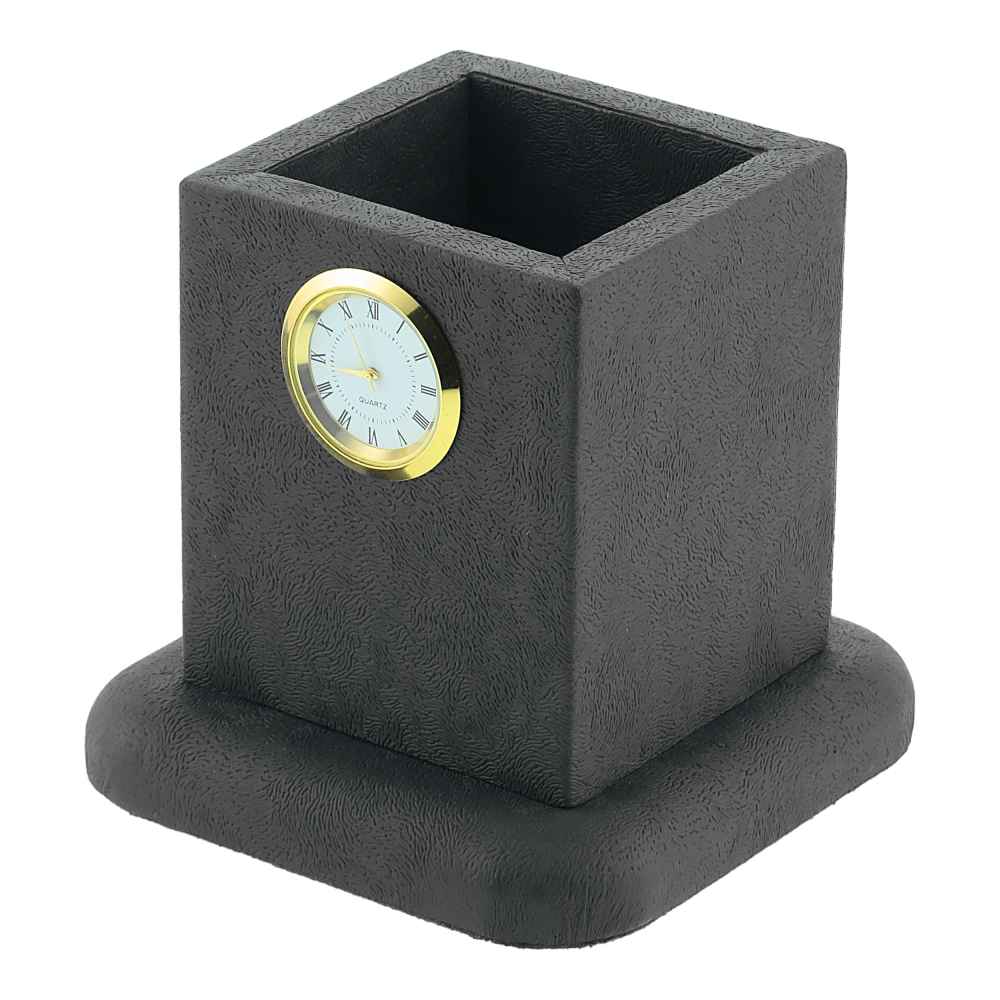 Ensemble de bureau en cuir gris – Collection de 14 pièces