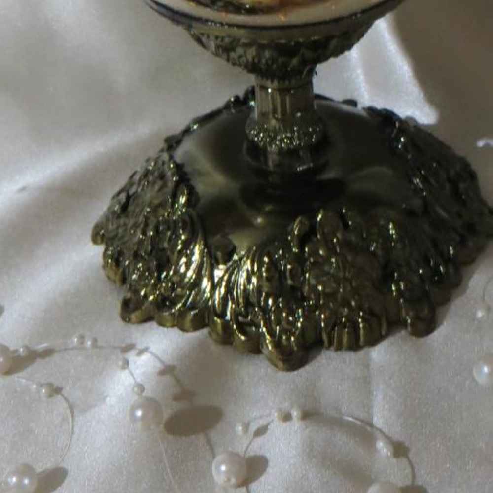 Œuf d’autruche décoratif persan peint à la main – Paon