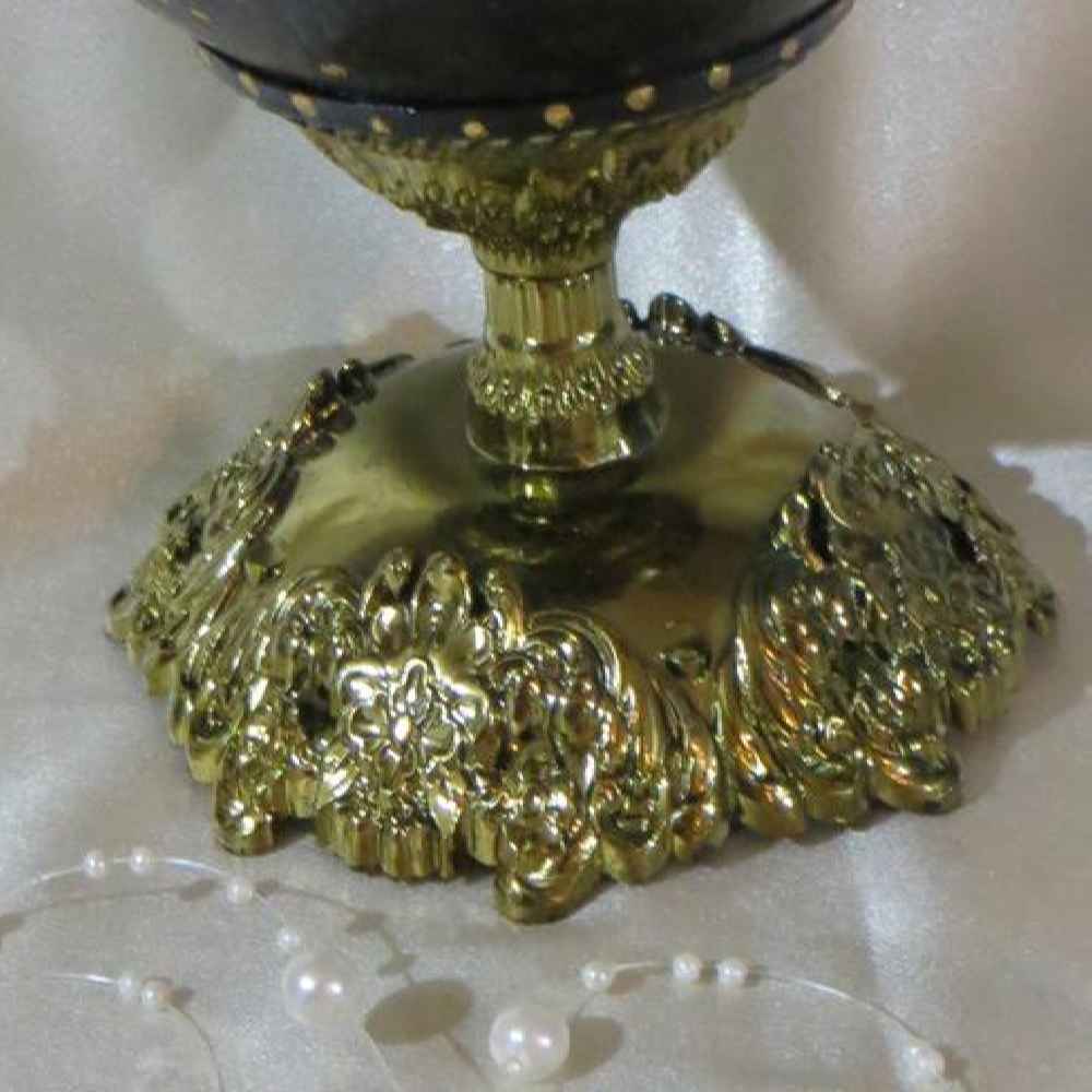 Œuf d’autruche décoratif persan peint à la main – Poème