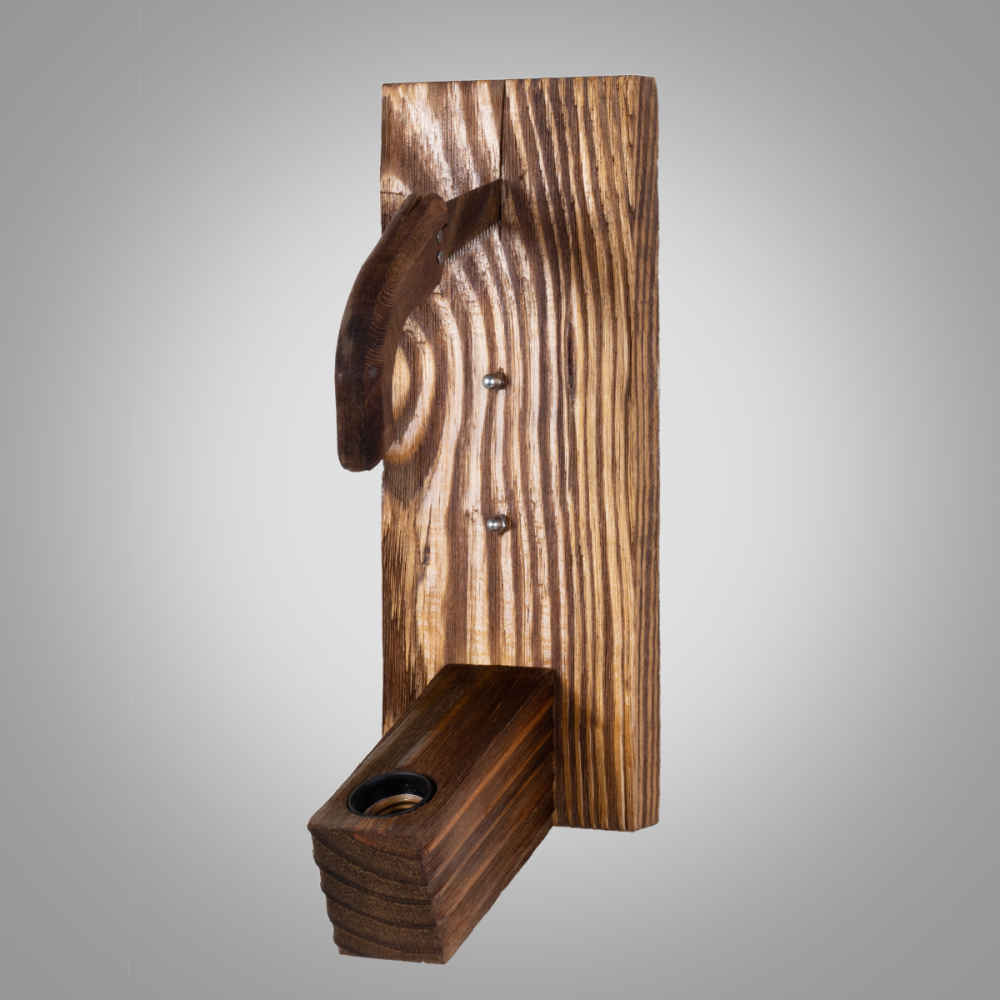 Applique murale en bois – Style moderne et minimaliste, esthétique cosy G14