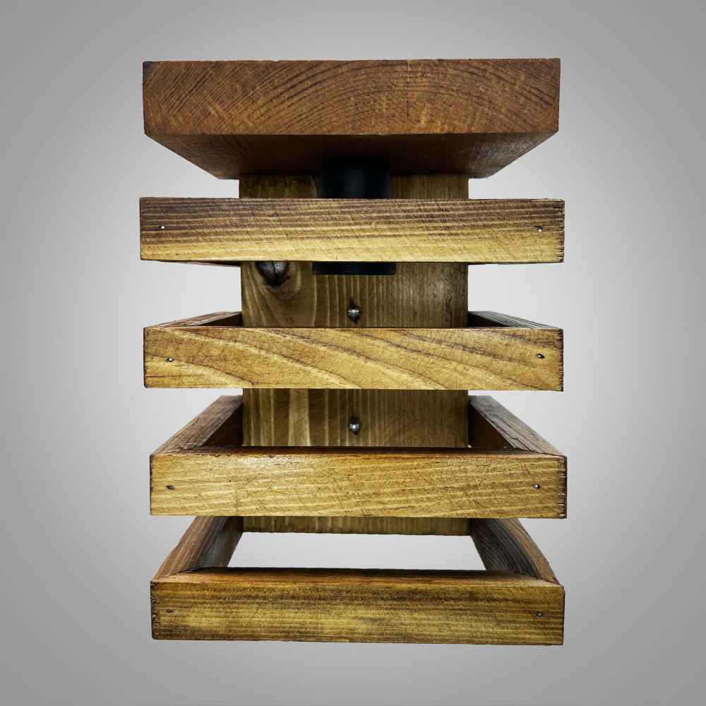 Applique murale en bois – Style moderne et minimaliste, esthétique cosy G9