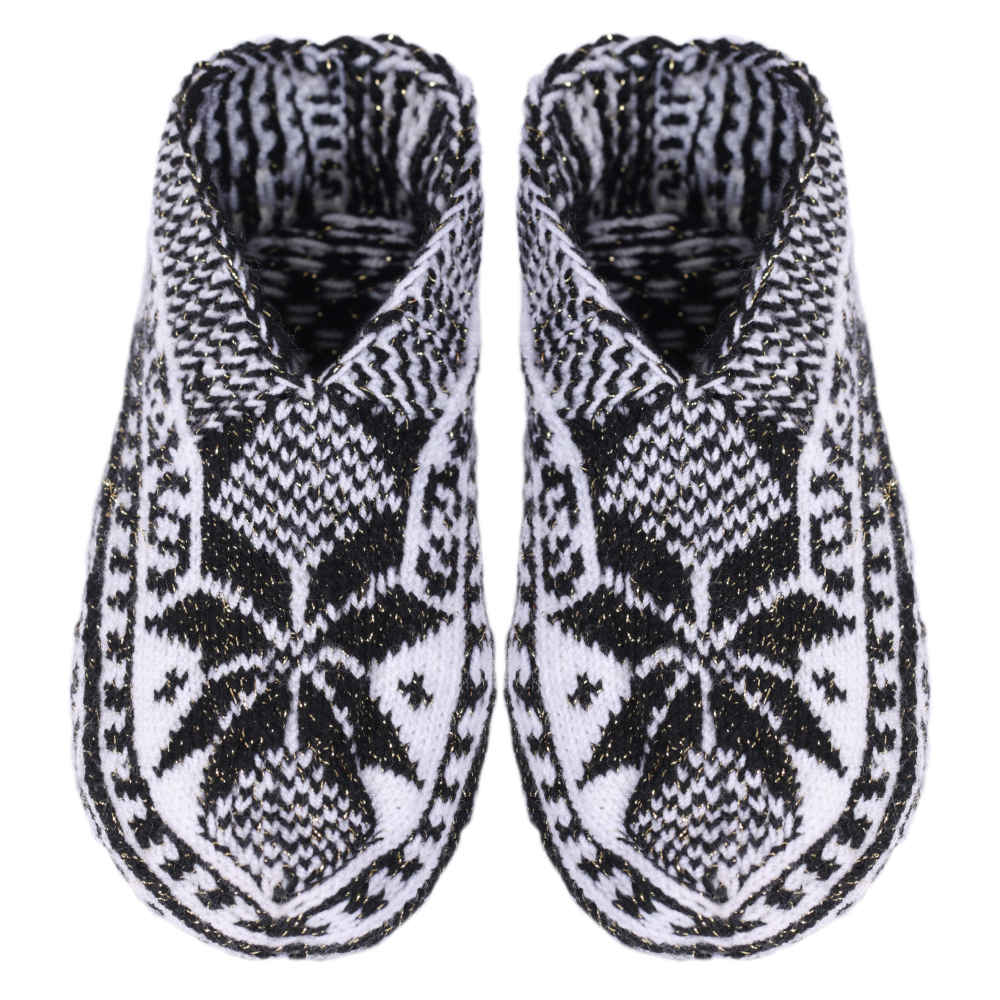 Pantoufles en crochet Azerbaïdjan pour femmes en fibre acrylique tricotée Lofera