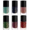 Vernis à ongles Halal finition brillante et couleurs chics respirantes (6x)