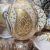 Œuf d'autruche décoratif islamique peint à la main – Ayat al-Kursi