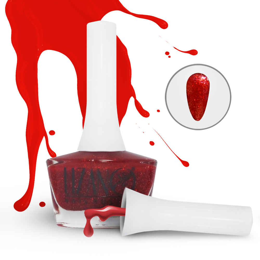 Vernis à ongles Halal finition brillante et couleurs rouges respirantes (6x)