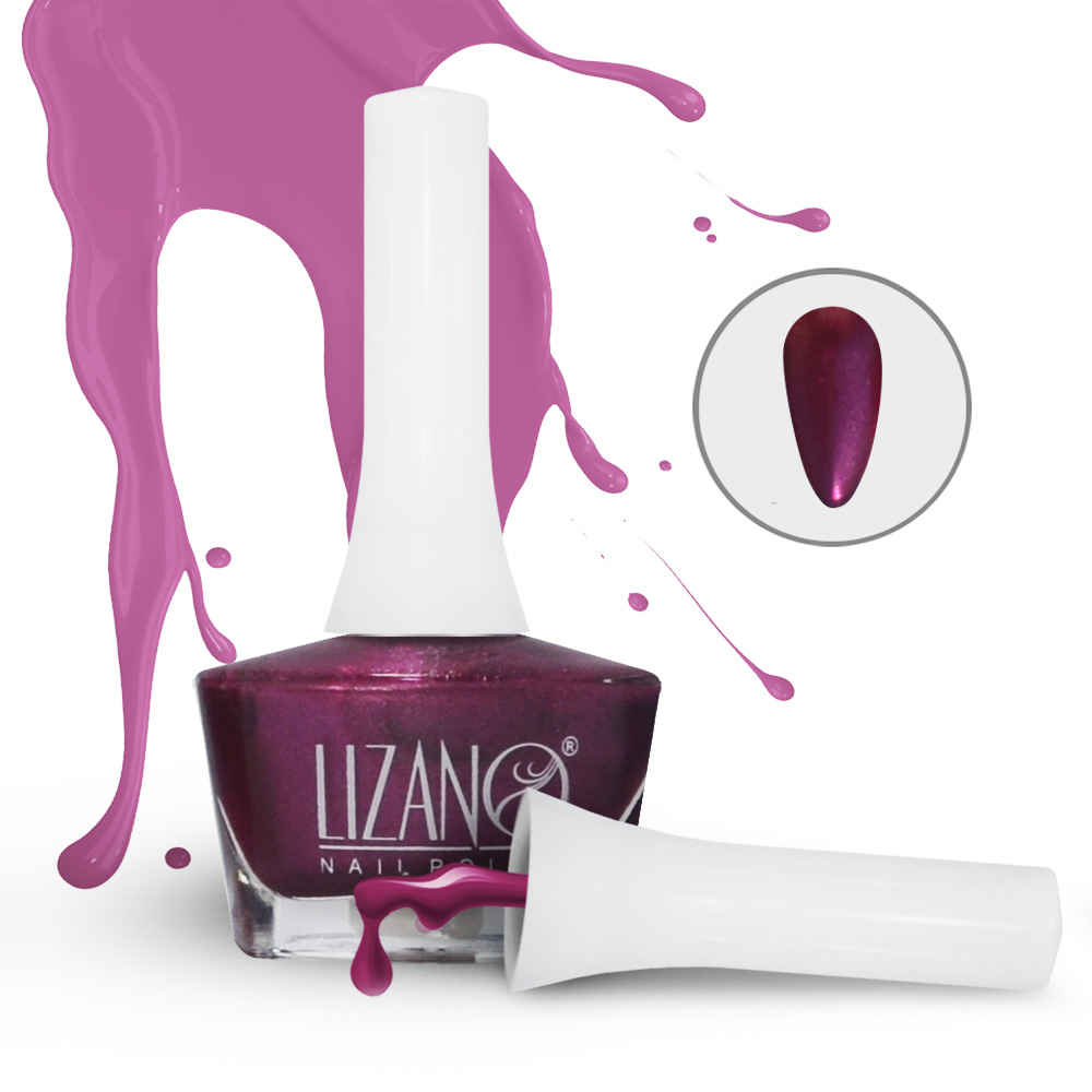 Vernis à ongles Halal finition pailletée et couleurs respirantes violettes (6x)