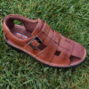 Sandales en cuir naturel pour hommes Modèle Tondar