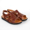 Sandales en cuir naturel pour hommes Modèle Vahab