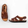 Sandales en cuir naturel pour hommes Modèle Vahab