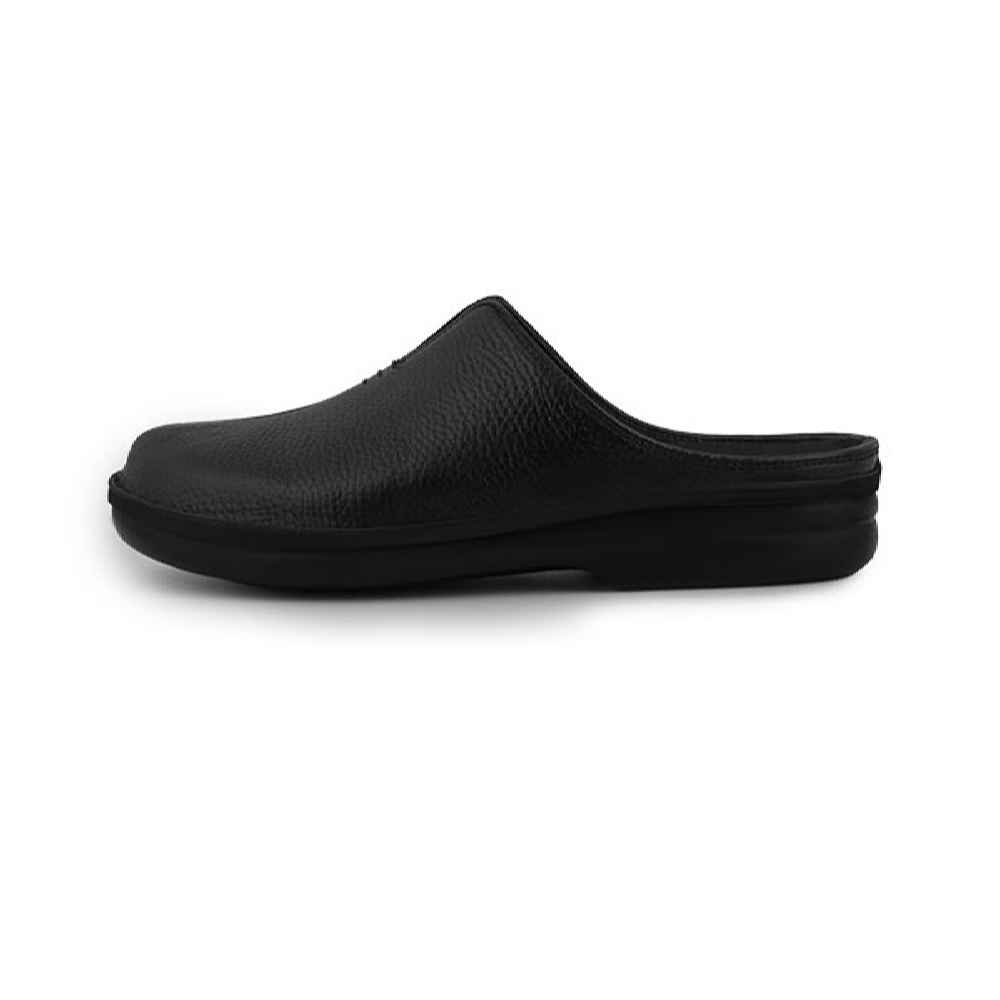 Mules style islamique Nalain en cuir véritable pour hommes