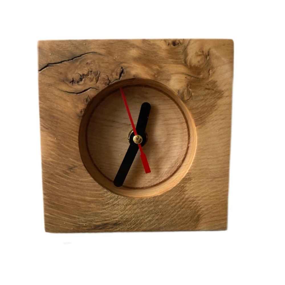 Horloge de Bureau en Bois Moderne - Modèle Hatef