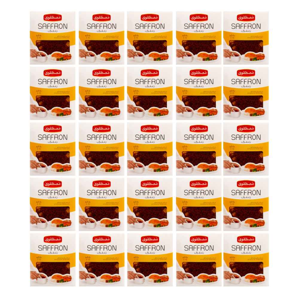 Safran persan authentique Sargol Mostafavi 1 Grams (25x)