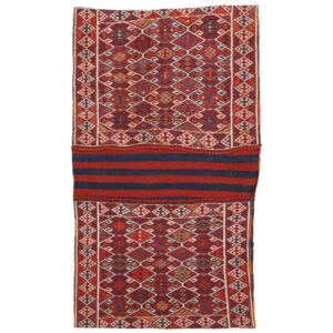 Sac de selle persan ancien – Tōbrag tissé à la main et de seconde main – Ghochan