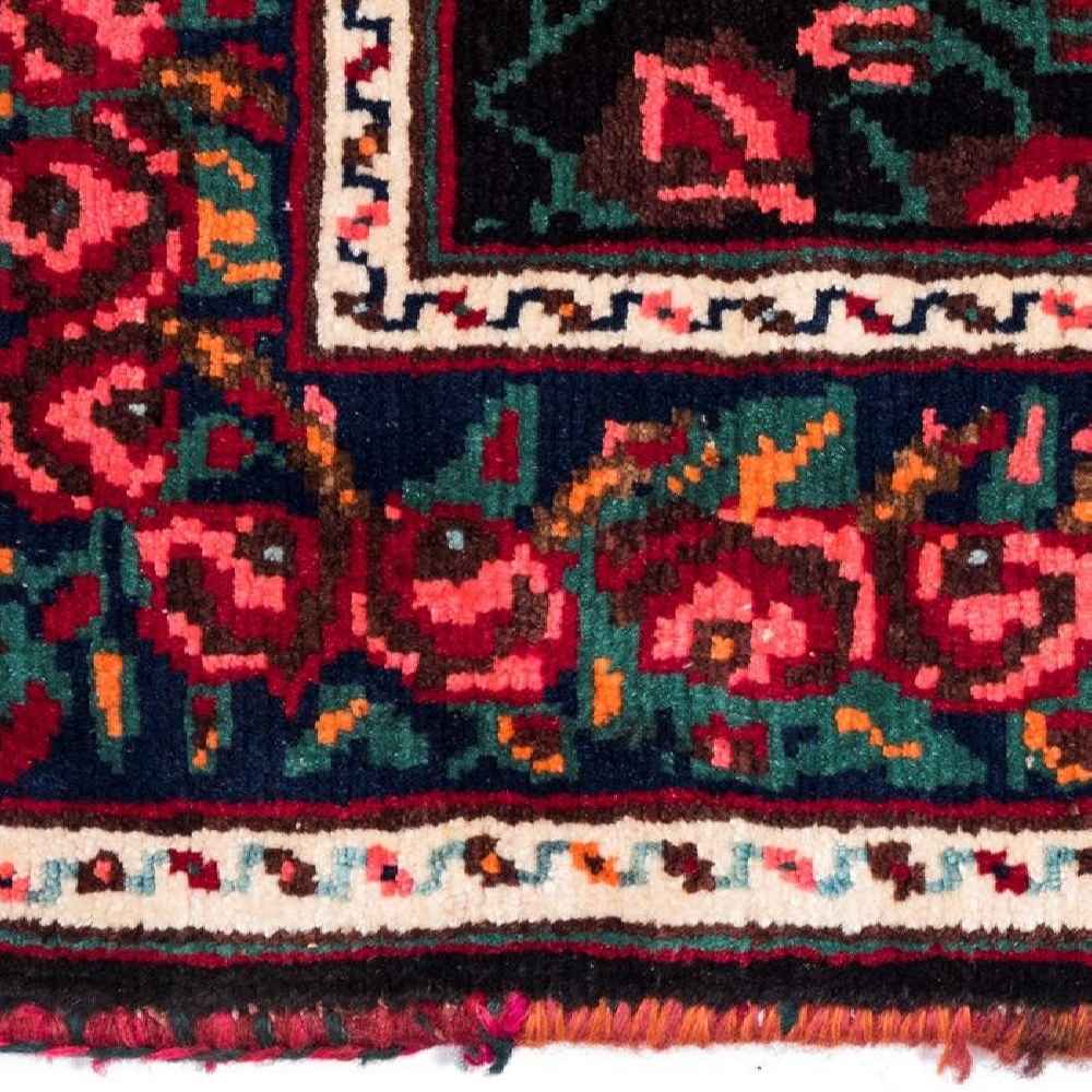 Sac de selle persan ancien – Tōbrag tissé à la main et de seconde main – Hamoun