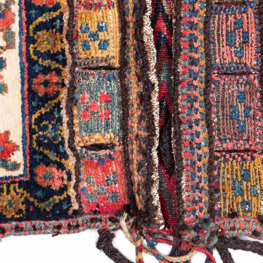 Sac de selle persan ancien – Tōbrag tissé à la main et de seconde main – Kian